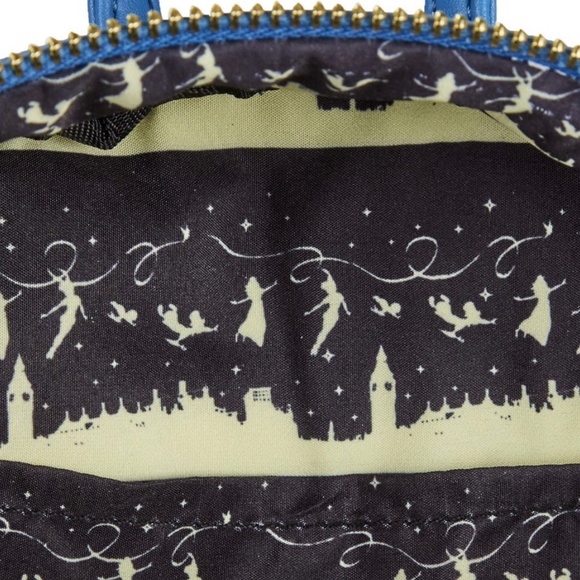 Loungefly Disney Peter Pan Clock Mini Backpack and Wallet - Picture 10 of 10